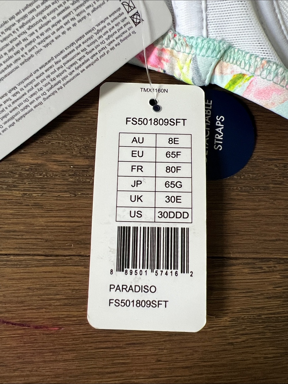 Fantasie Paradiso Underwire Twist Bandeau Bikini Top - Picture 7 of 9